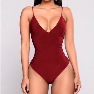 fashion nova low cut bodysuit